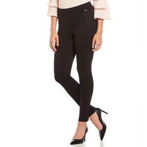 Calvin Klein Pinstripe High Rise Slim Pants
